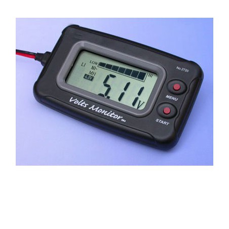 Voltmeter 3.7-20 Volts radio-controlled car accessories | Scientific-MHD