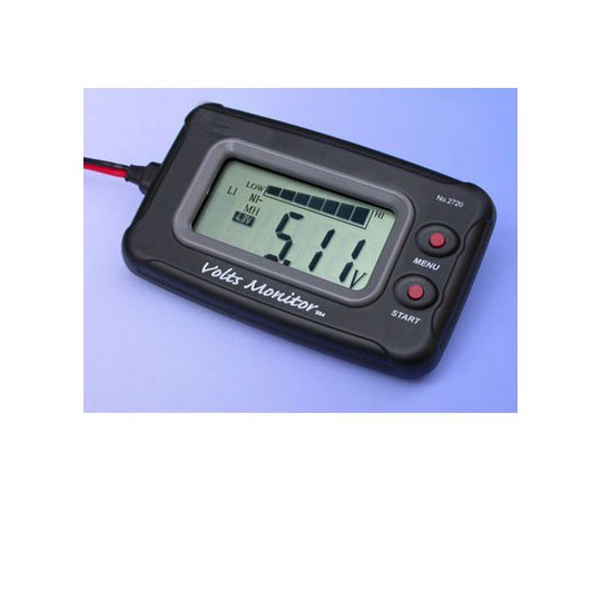 Accessoires pour voiture radiocommandée VOLTMETRE 3.7-20 Volts
