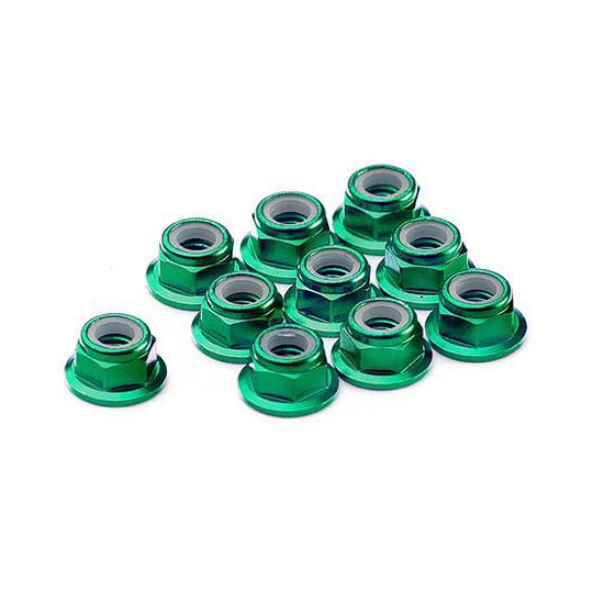 Accessoires pour voiture radiocommandée 10 RONDELLES ALU 5 mm BLEU