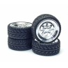 Radio -controlled car accessories 4 wheels chrome tire A1/10 | Scientific-MHD