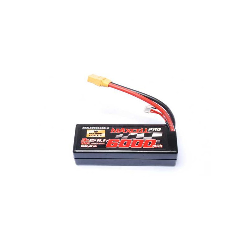 Accu LIPO pour appareil radiocommandé Accu LiPo 60C 3S 6000 mA HC