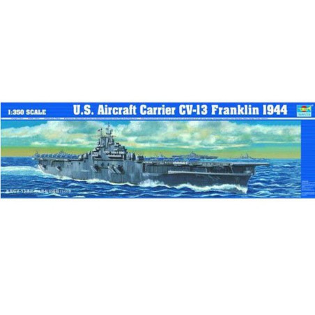 Maquette de Bateau en plastique US FRANKLIN CV-13 1944