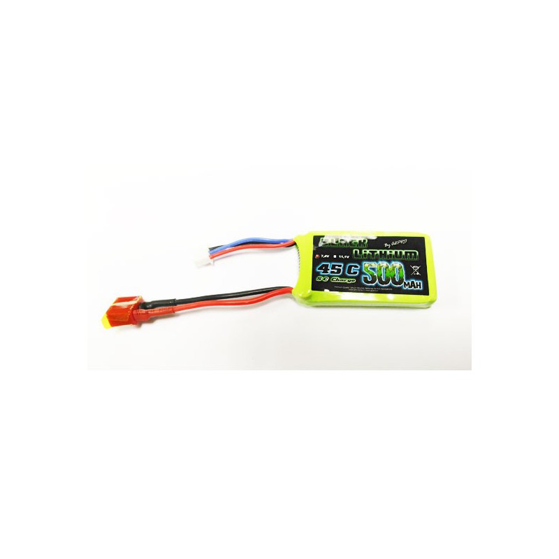Accu LIPO pour appareil radiocommandé Accu LiPo Black Lithium 500mAh 45C 2S