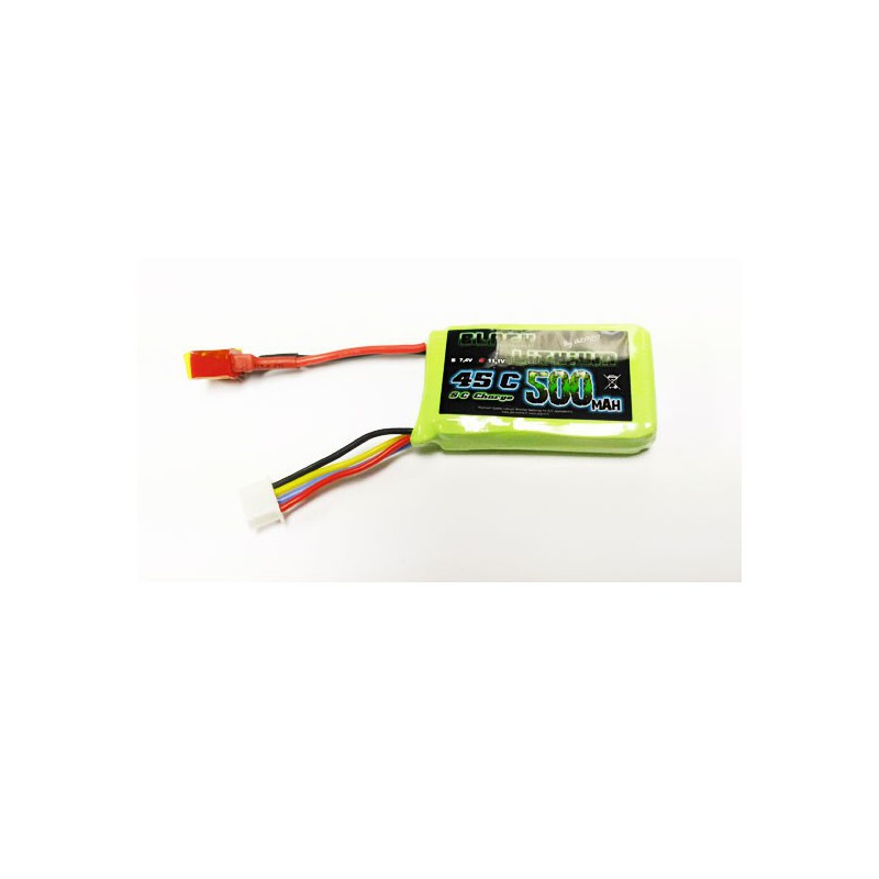 Accu LIPO pour appareil radiocommandé Accu LiPo Black Lithium 500mAh 45C 3S