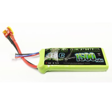 Accu LIPO pour appareil radiocommandé Accu LiPo Black Lithium 1500mAh 45C 2S Accu LIPO pour appareil radiocommandé Accu LiPo Black Lithium 1500mAh 45C 2S