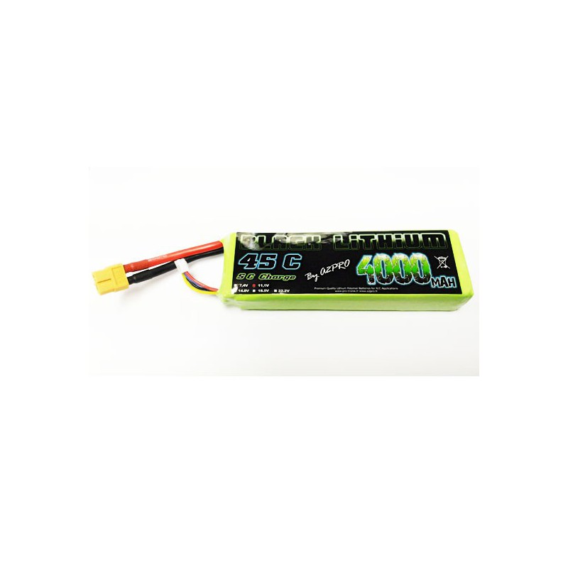 Accu LIPO pour appareil radiocommandé Accu LiPo Black Lithium 4000mAh 45C 3S