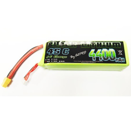 Lipo battery for radio -controlled lipo black lithium 4400mAh 45C 4S | Scientific-MHD