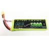 Lipo bati for radio -controlled lipo black lithium 5000mAh 45c 2s | Scientific-MHD