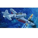 Maquette d'avion en plastique SBD-3 "DAUNTLESS" MILDWAY