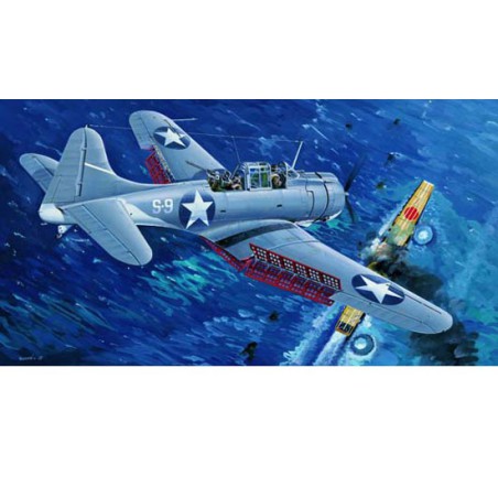 SBD-3 Plastikflugzeugmodell "Dauntless" Wilde | Scientific-MHD