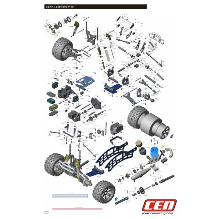 GSR 5.0 1/7 thermal thermal car | Scientific-MHD