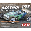 Voiture thermique radiocommandée MATRIX TR3 RTR 1/8