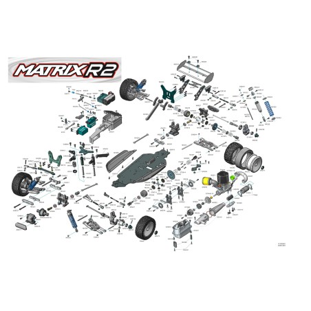 Matrix Sport R2 R2 RTR 1/8 thermal car | Scientific-MHD