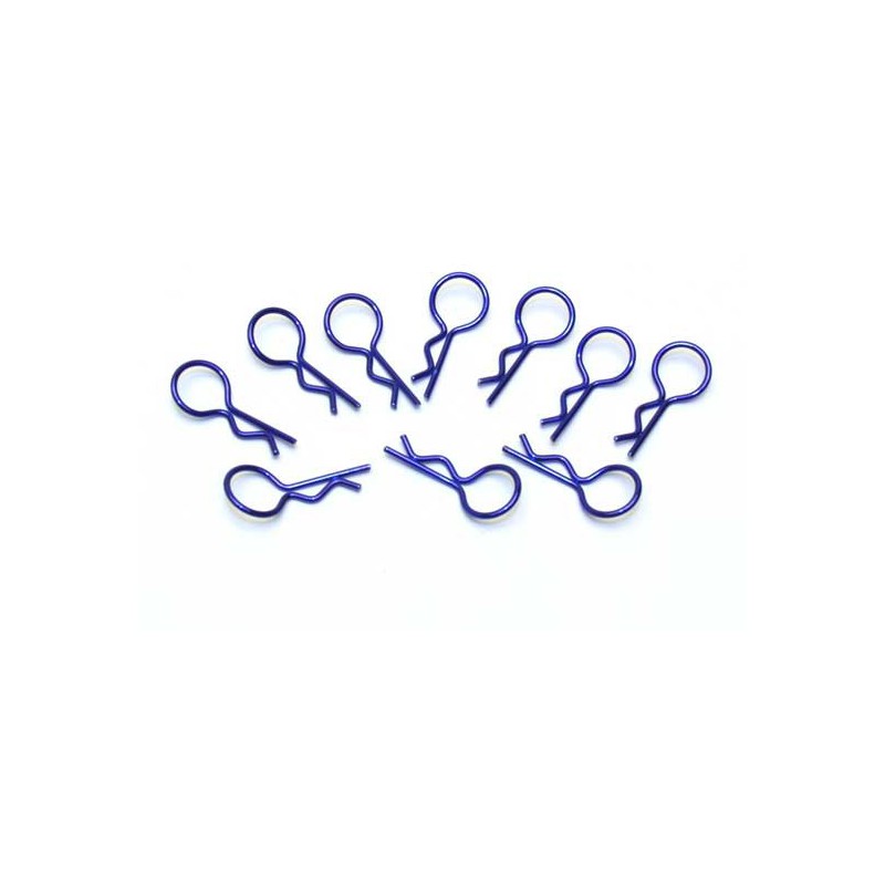 Accessoires pour voiture radiocommandée 10 Clips Moyen Bleu