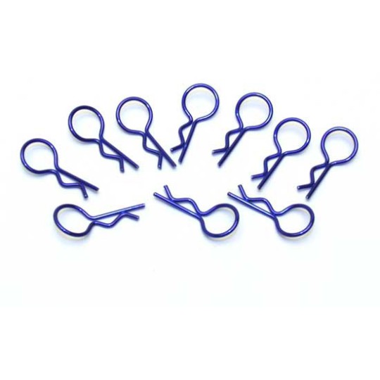 Accessoires pour voiture radiocommandée 10 Clips Moyen Bleu