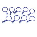 Radio -controlled car accessories 10 large blue clips | Scientific-MHD