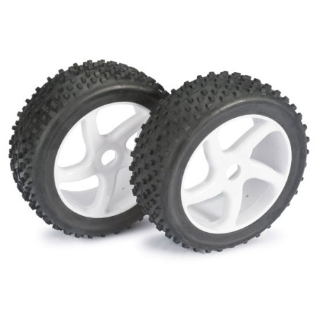 Accessoires pour voiture radiocommandée Paire roues Buggy 1/8