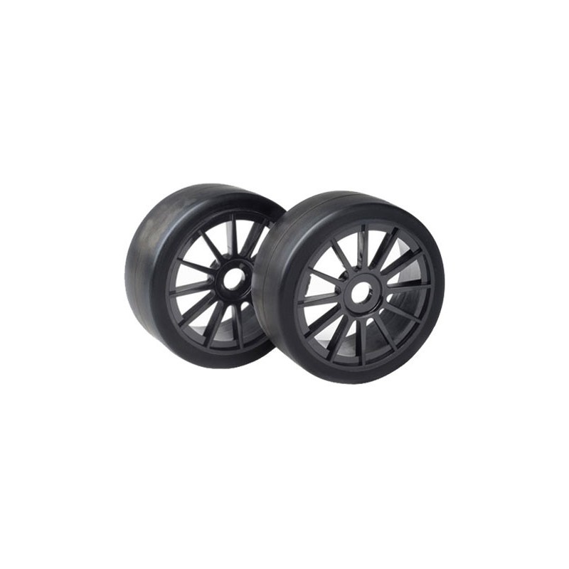 Accessoires pour voiture radiocommandée Paire roues Racing Rally 1/8