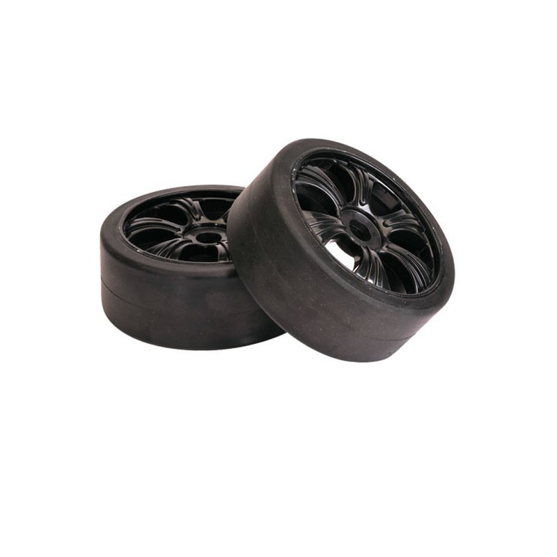 Accessoires pour voiture radiocommandée Paire roues Racing Rally 1/8