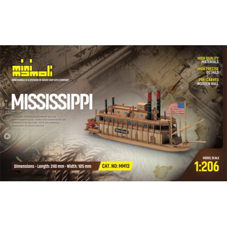 Mississipi static boat | Scientific-MHD