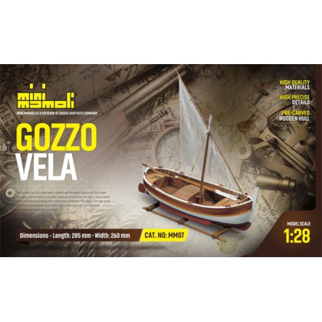 Static boat Gozzo Mediterraneo Sailing | Scientific-MHD