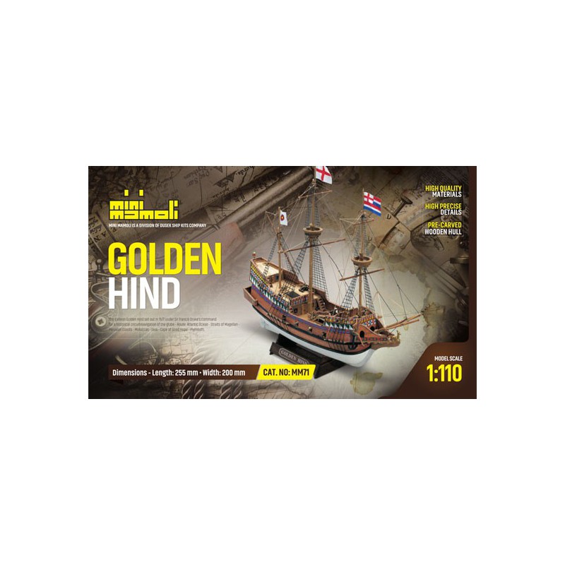 Bateau statique Golden Hind