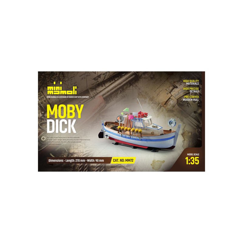 Bateau statique MOBY DICK 1/35
