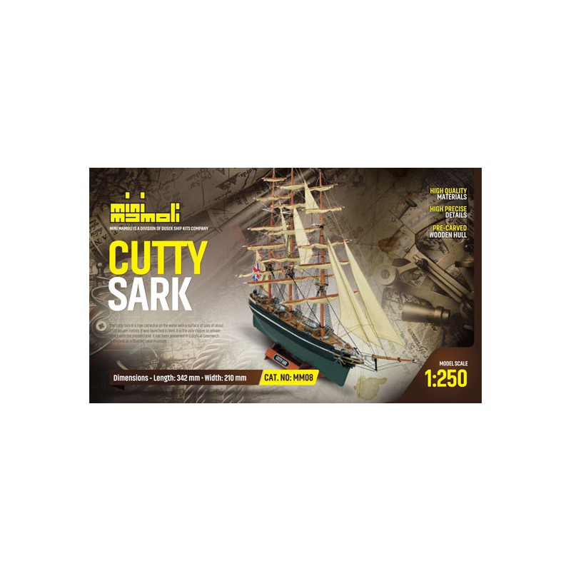 Bateau statique Cutty Sark 1869