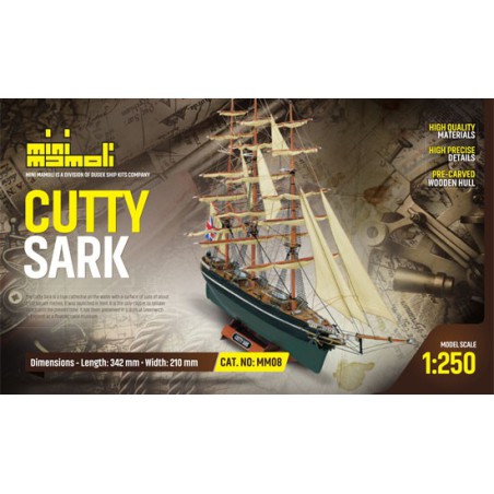 Bateau statique Cutty Sark 1869