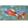 Maquette d'hélicoptère en plastique US COAST GUARD HH-65C