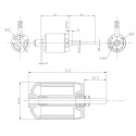 Draft electric motor DM2630 kv600 engine | Scientific-MHD