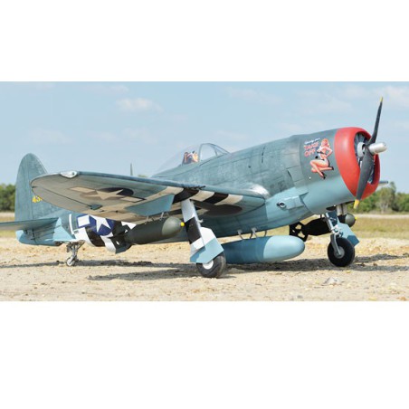 Radio-controlled thermal aircraft P-47 Thunderbolt 60cc ARF gas | Scientific-MHD