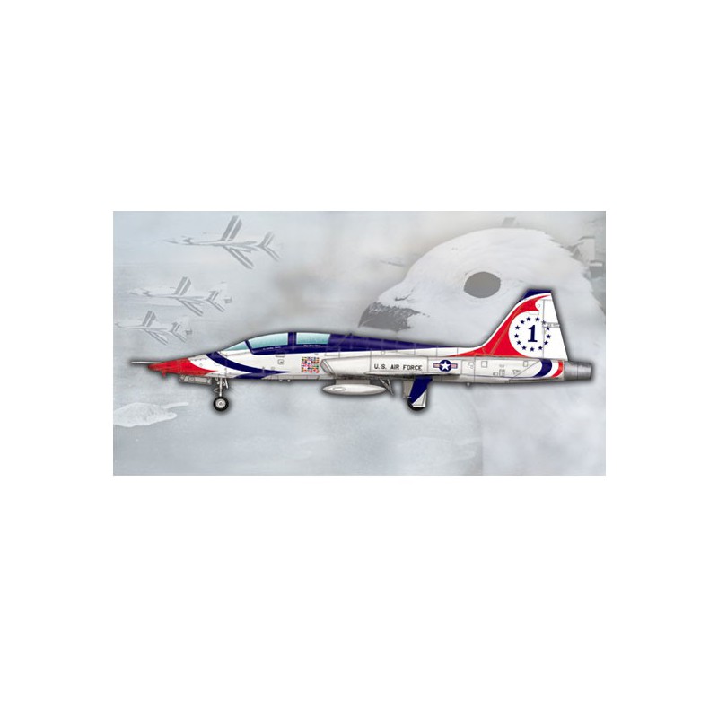 Maquette d'avion en plastique US T-38A TALON THUNDERBIRD