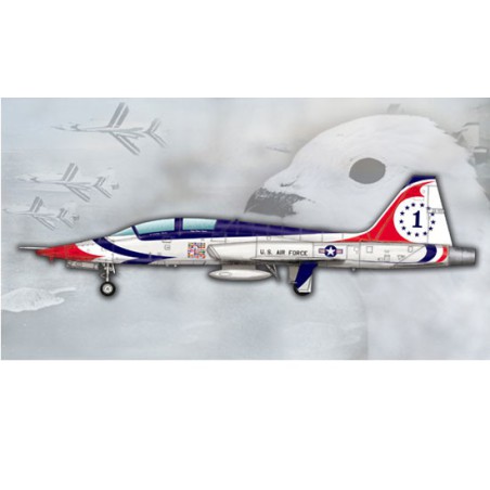 Maquette d'avion en plastique US T-38A TALON THUNDERBIRD