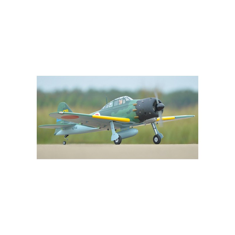 Avion thermique radiocommandé A6M ZERO 15cc ARF