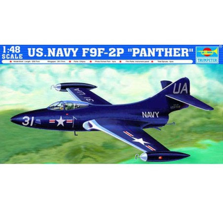 Maquette d'avion en plastique F9F-2P PANTHER