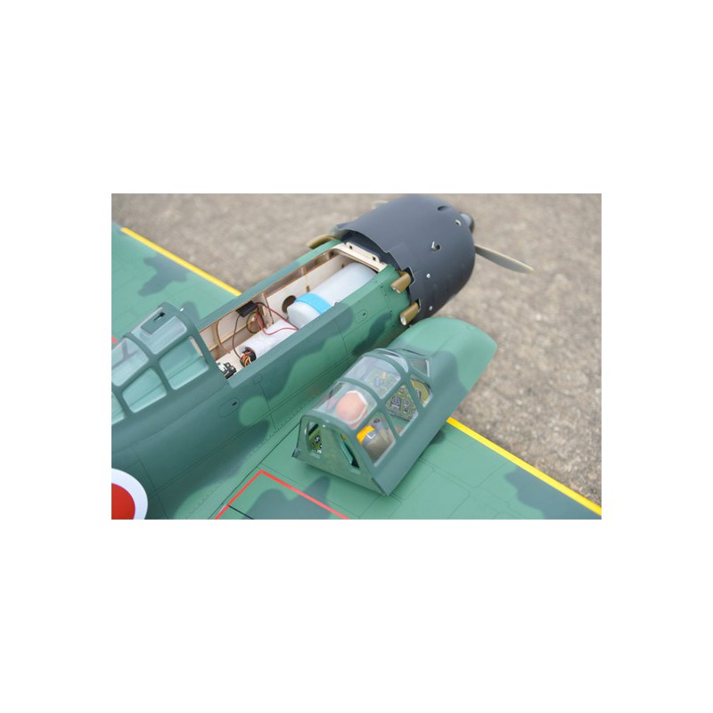 Avion thermique radiocommandé A6M ZERO 15cc ARF