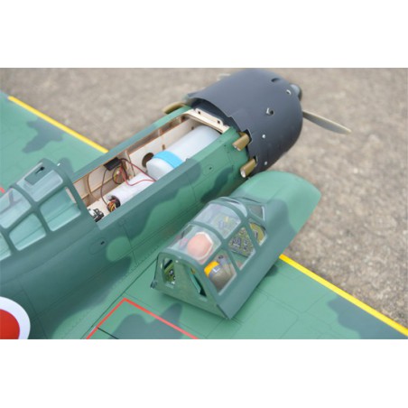 Radio -controlled thermal aircraft A6M Zero 15cc ARF | Scientific-MHD