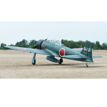 Avion thermique radiocommandé A6M ZERO 60cc GP-EP ARF + TR