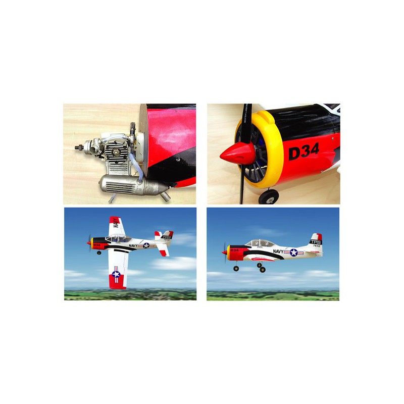 Avion thermique radiocommandé T-28 Trojan 61 GP ARF