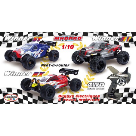 Voiture électrique radiocommandée Buggy Winner RTR 1/10