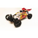 Voiture thermique radiocommandée BUGGY GP JAUNE RTR1/10