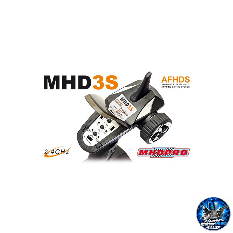 Voiture thermique radiocommandée BUGGY GP JAUNE RTR1/10