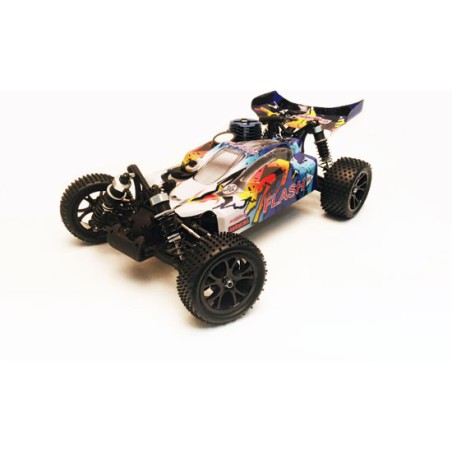 Voiture thermique radiocommandée BUGGY GP BLEU RTR1/10