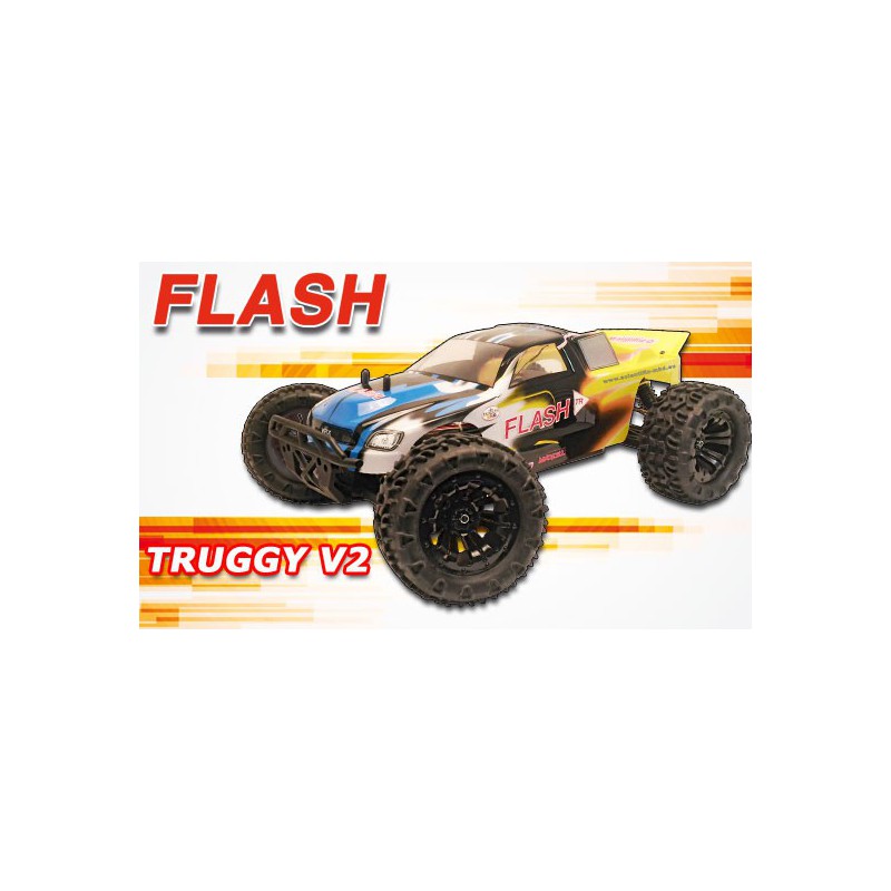 Voiture thermique radiocommandée TRUGGY GP BLEU RTR1/10