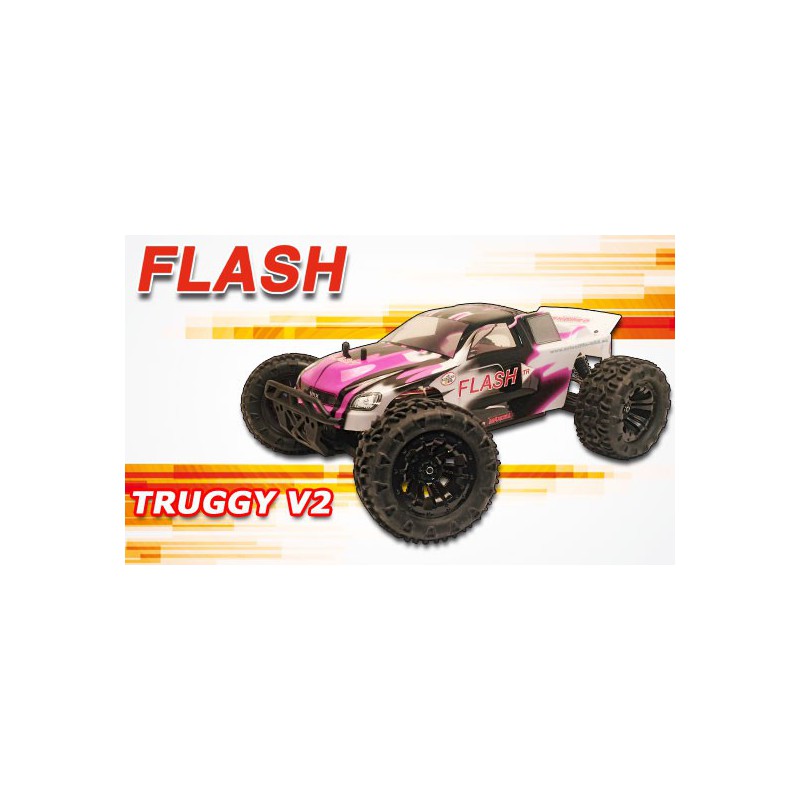 Voiture électrique radiocommandée TRUGGY EP RTR VIOLET 1/10