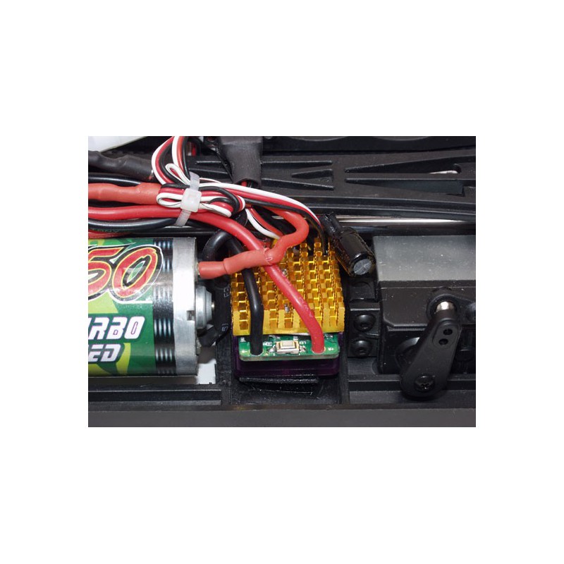 Voiture électrique radiocommandée FLASH jaune EP RTR 1/10