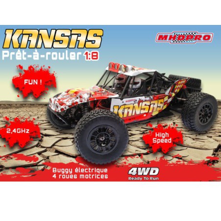 Kansas Desert B. RTR 1/10 Radio -kontrolliertes Elektroauto | Scientific-MHD Kansas Desert B. RTR 1/10 Radio -kontrolliertes Elektroauto | Scientific-MHD