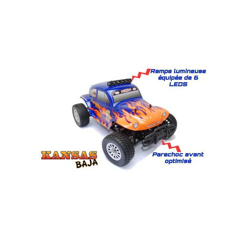Voiture électrique radiocommandée KANSAS BAJA Buggy RTR 1/10