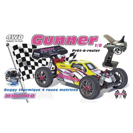 Gunner GP V1 RTR 1/8 thermal car | Scientific-MHD